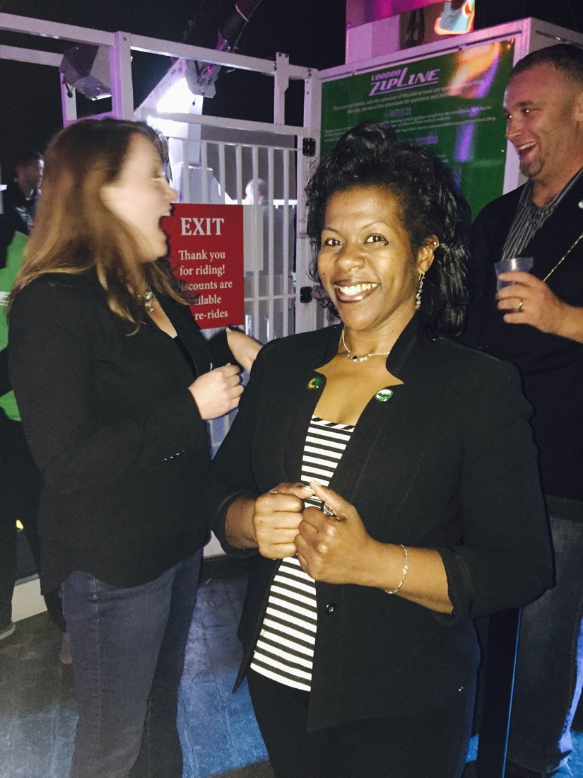 Dr. Lakisha in a media interview