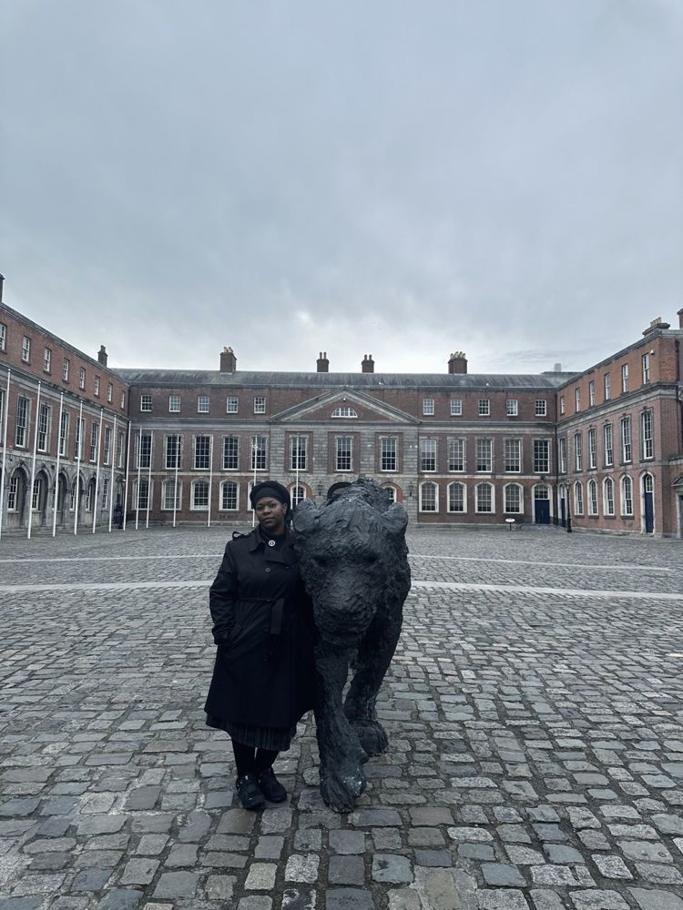 Dr. Lakisha at Dublin Castle, Ireland