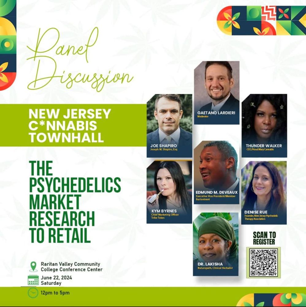 Dr. Lakisha on a psychedelics research panel, New Jersey Cannabis Town Hall