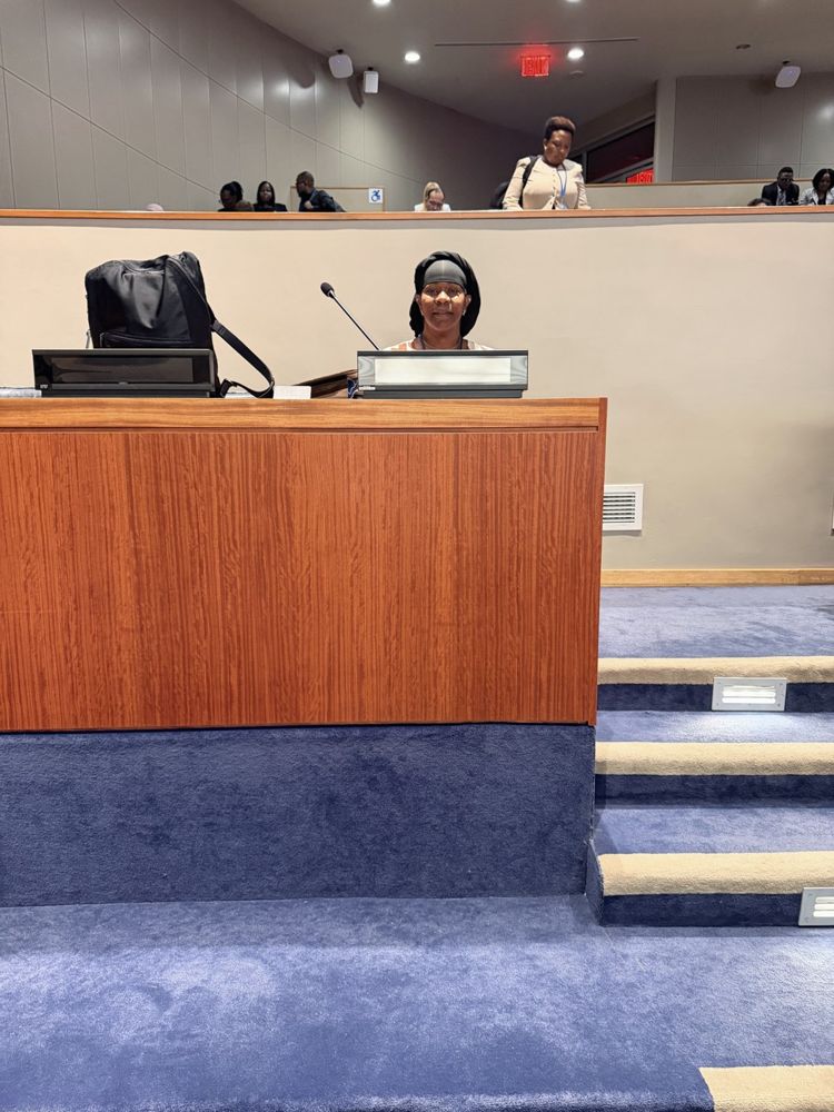 Dr. Lakisha giving public testimony
