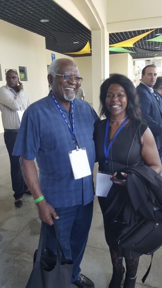 Dr. Lakisha with a colleague