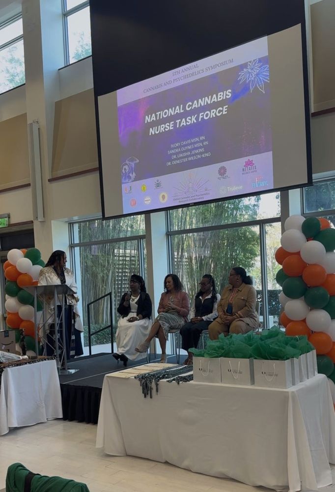 Dr. Lakisha presenting to the National Cannabis Nurse Task Force