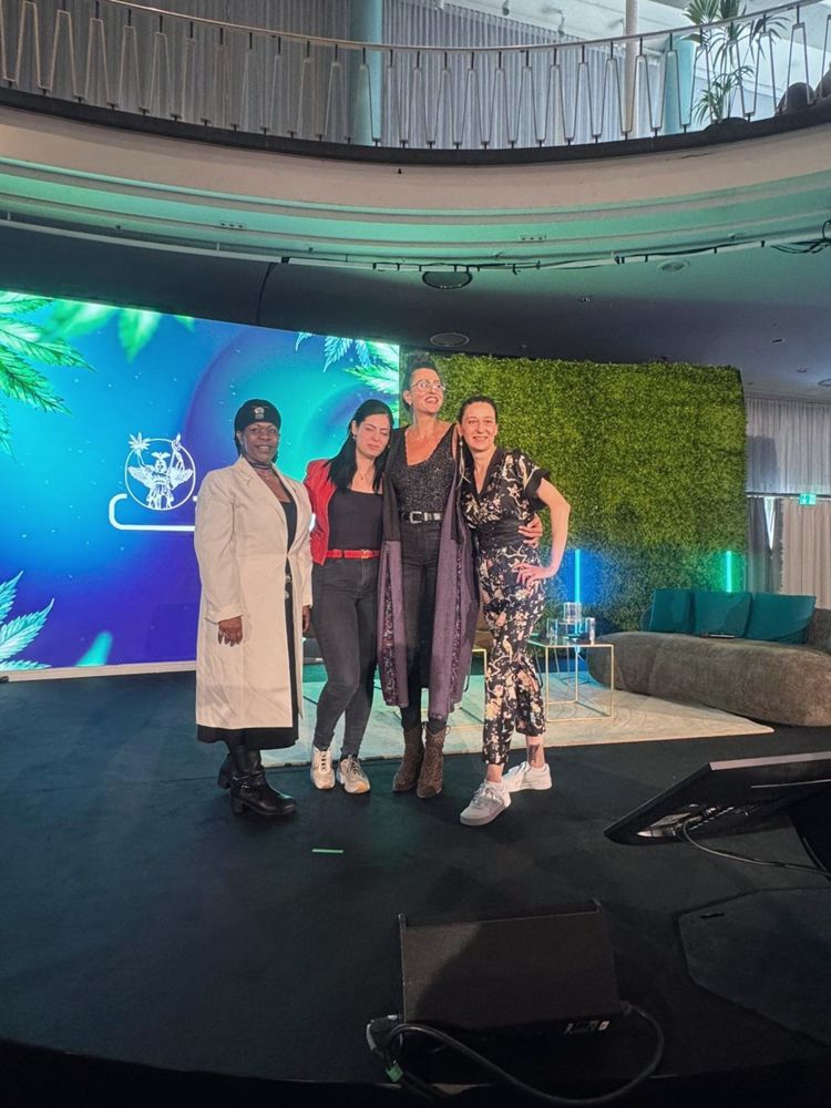Dr. Lakisha on stage at an event