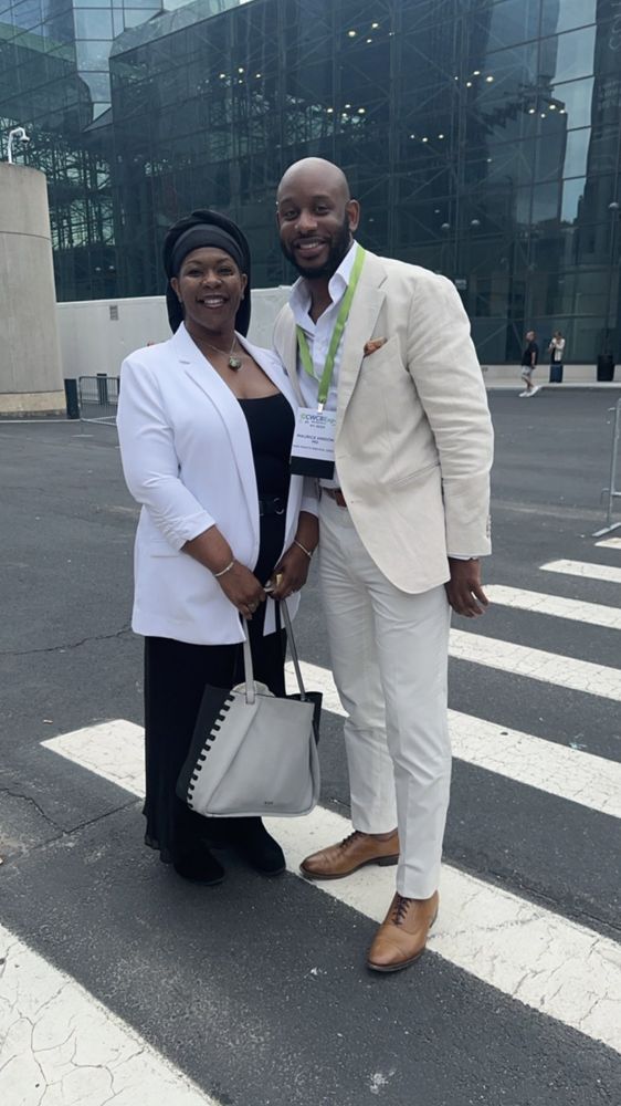 Dr. Lakisha with a colleague