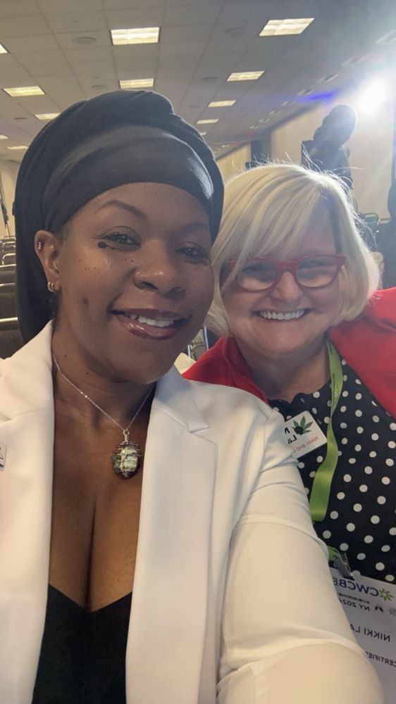 Dr. Lakisha with a colleague